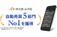 トライオートFXがFX自動売買5部門でNo.1を獲得!総合満足度No.1は2年連続/インヴァスト証券株式会社