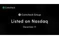 Coincheck Group N.V.のNASDAQ上場のお知らせ