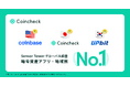 コインチェック、暗号資産アプリ「国内No.1」を獲得