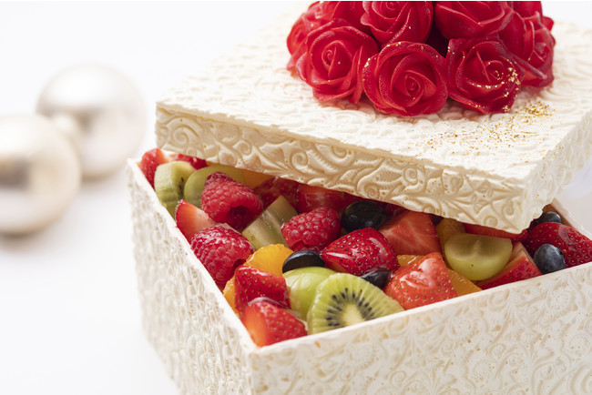 “かわいい贈り物”を意味するボックス型ケーキ「カド－ ミニョン」