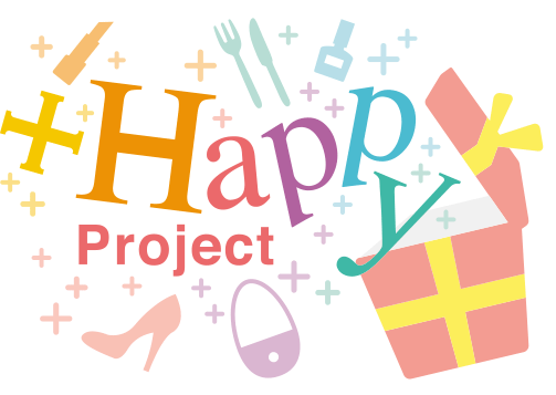「+Happy Project」ロゴ