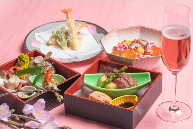 一足早く食でお花見気分を感じられる彩り鮮やかに仕上げた桜御膳(品川プリンスホテル) 一足早く食でお花見気分を感じられる彩り鮮やかに仕上げた桜御膳(品川プリンスホテル)
