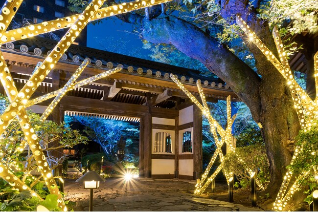 日本庭園「竹あかり」