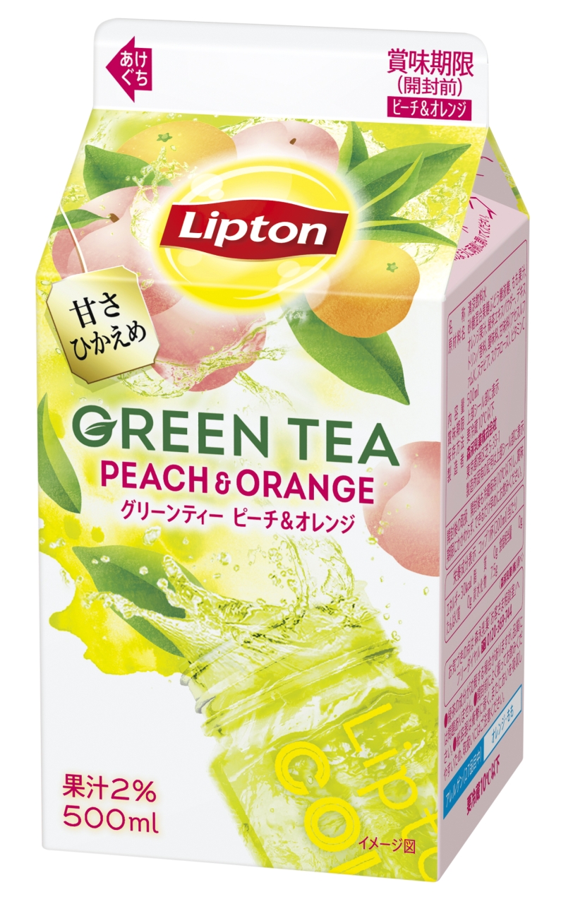 リプトン グリーンティー ピーチ オレンジ 1月14日 火 より期間限定新発売 森永乳業株式会社のプレスリリース