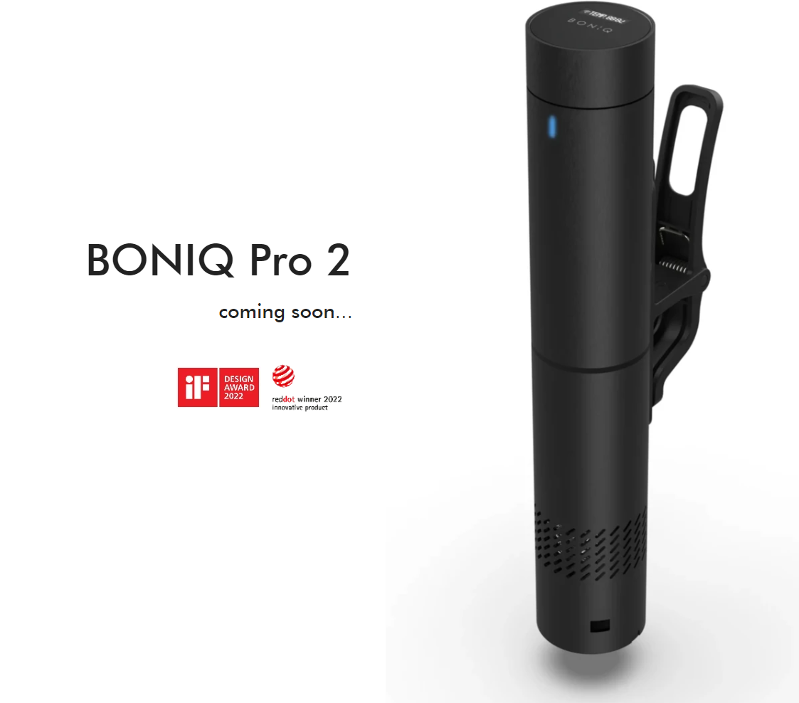 累計出荷台数16万台の低温調理器「BONIQ」最新作 “回して押す”直感型の