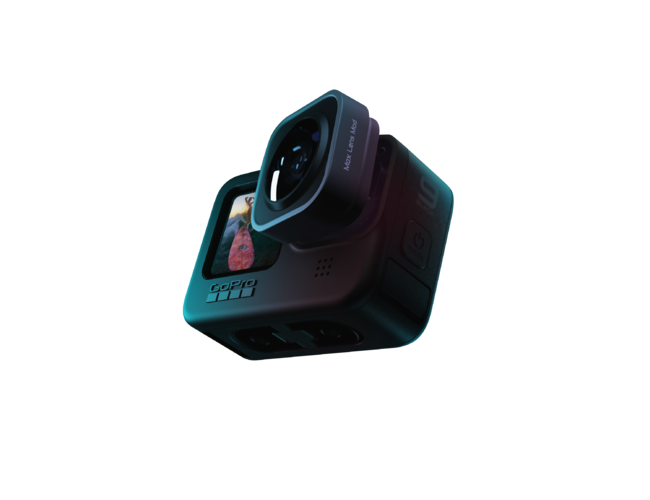 GoPro HERO9 Black+Media Mod+Max レンズモジュラー