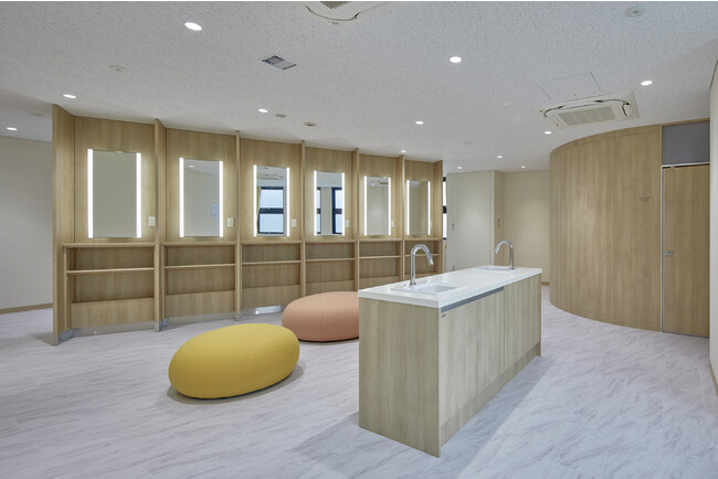関西学院大学神戸三田キャンパスの新棟 VIII号館1Fパウダールームへ設置 関西学院大学神戸三田キャンパスの新棟 VIII号館1Fパウダールームへ設置