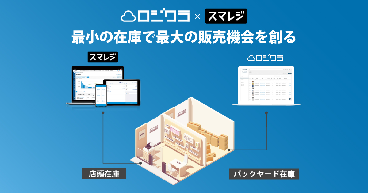 店舗クラウドposシステムの スマレジ と倉庫業務効率化saasの ロジクラ が連携開始 アフターデジタル Omo 時代の新ソリューション提供へ ロジクラのプレスリリース