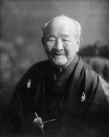 渋沢栄一肖像写真　1931年（昭和6）「龍門雑誌」第522号より