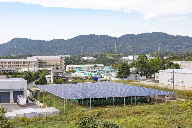 株式会社三喜工務店が愛知県で初めて取り組んだしいたけ農園(愛知県小牧市)。総面積約3400㎡。