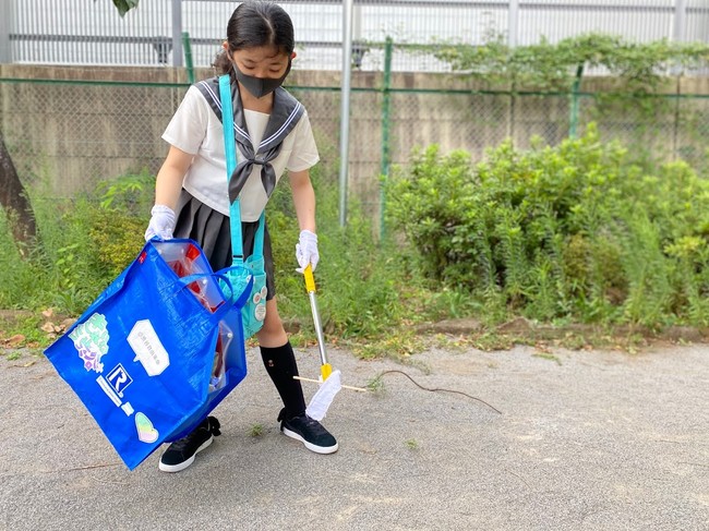 渋谷の環境美化活動を続ける中学生 渋谷自由革命sao さんとデザイン 世界に一つの ビカバ で 渋谷の街をもっときれいに 株式会社スーパープランニングのプレスリリース