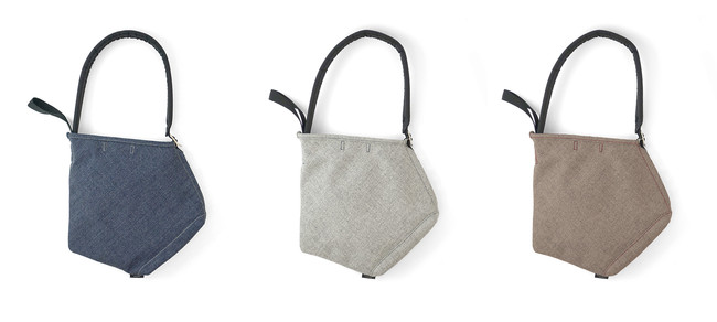 nendo ×ROOTOTE (textile by Kvadrat) ruck-tote Sサイズ 全3種・各13,200円 nendo ×ROOTOTE (textile by Kvadrat) ruck-tote Sサイズ 全3種・各13,200円
