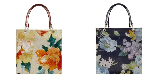 　　　　　　FLOWER PAINT 　組成：麻・ラミー・綿 　／　BEWITCHING 　組成：綿