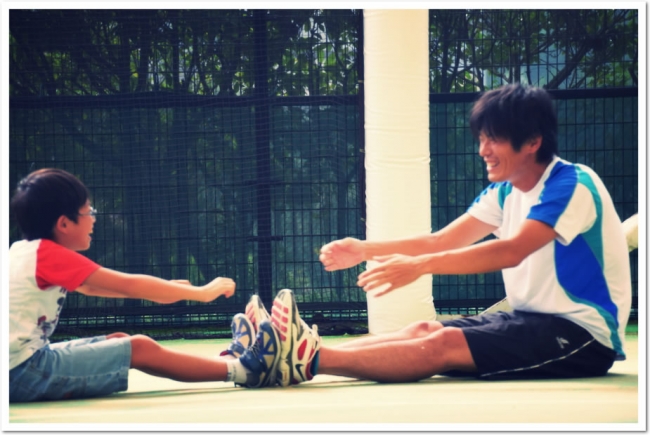 ITCテニススクールはファミリースポーツを応援します。