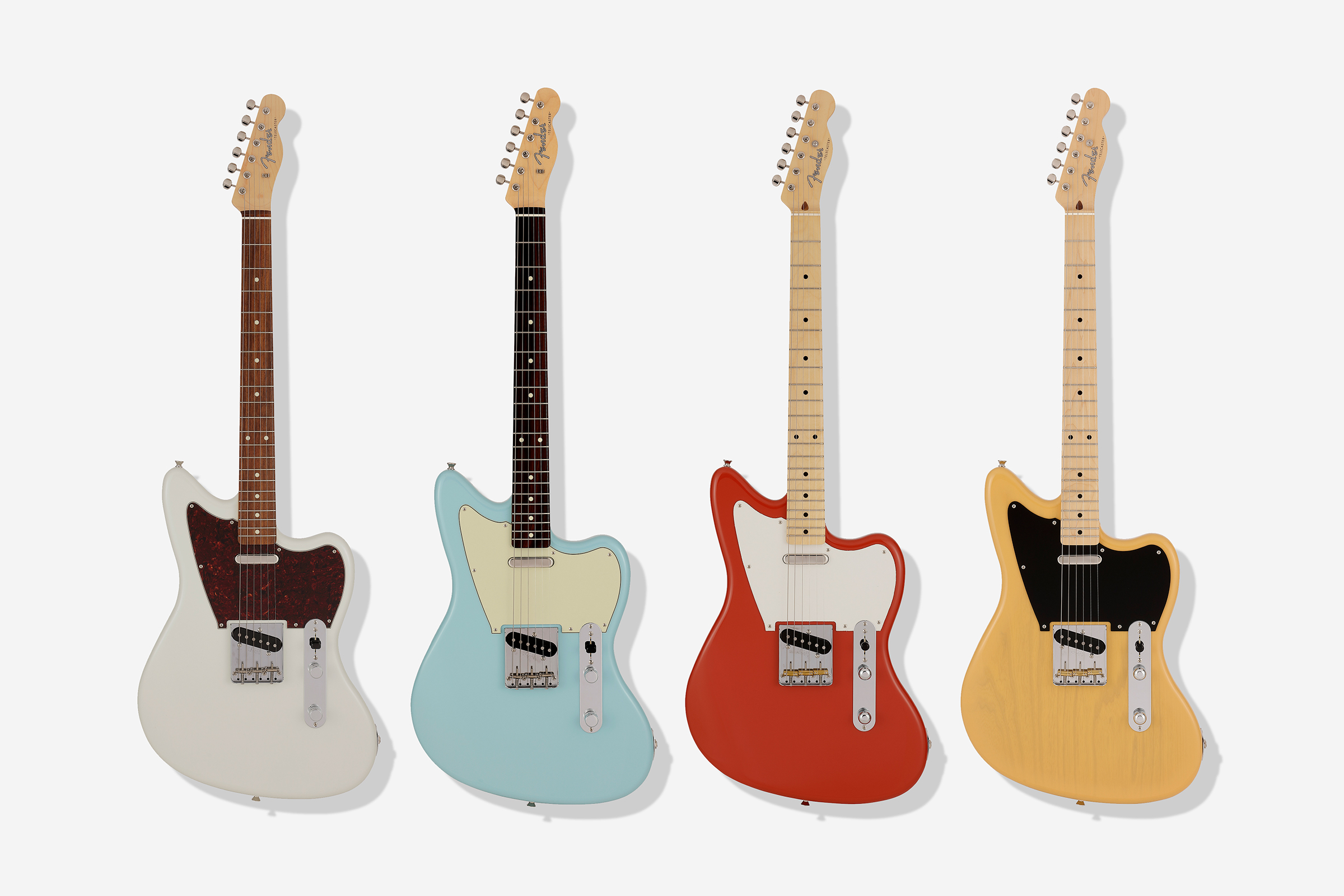 人気のオフセットボディシェイプにTELECASTER®のサウンドを