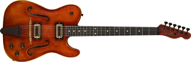 伝説的ヴァイオリン「ストラディヴァリウス」がエレキギターとして生まれ変わる『LIMITED EDITION VIOLINMASTER  TELECASTER® RELIC®』 - FenderNews