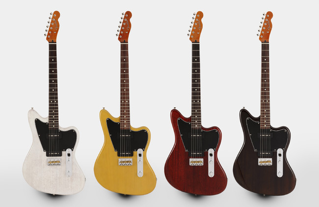 JAZZMASTER®ボディにTELECASTER®のアッセンブリーを採用したユニークな