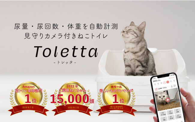 【新品未使用】トレッタtoletta猫システムトイレカメラ付きAI