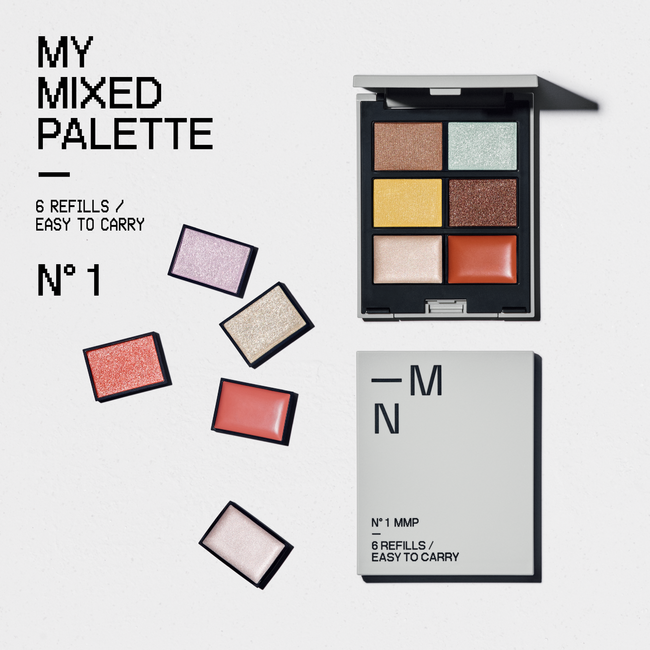 260万通りのメイクパレットをカスタマイズ アイシャドウ リップ チークとハイライトまでのマルチパレット Mn My Mixed Palette 7月日 火 発売 株式会社伊勢半のプレスリリース