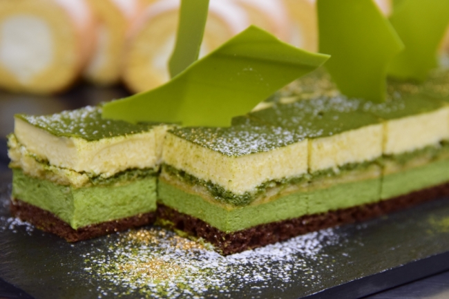 抹茶とチョコレートのティラミス