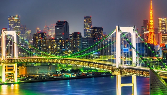 東京湾の夜景を楽しめます！