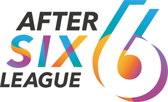 社会人eスポーツリーグ「AFTER 6 LEAGUE(R)」　ロゴ