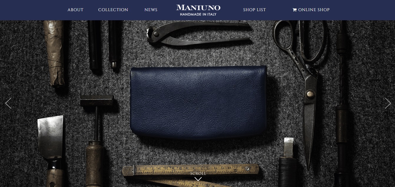 MANIUNO」公式ブランドサイトがリニューアル！男が惚れ込むメイド 
