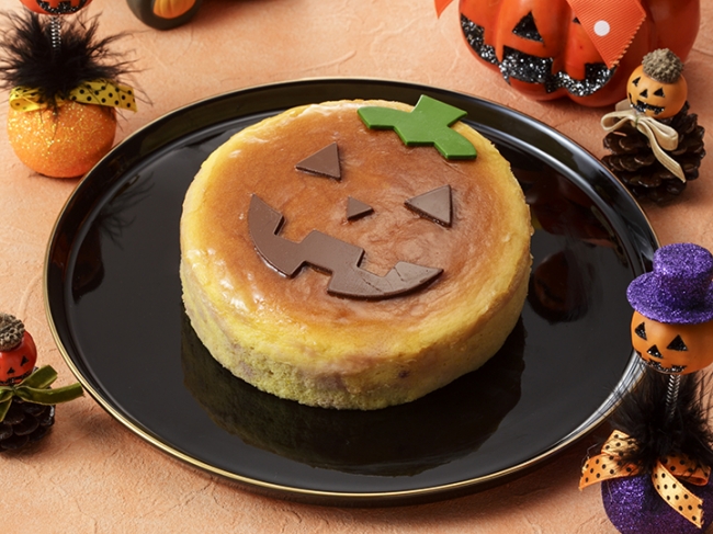 かぼちゃと紫芋のスフレチーズケーキ