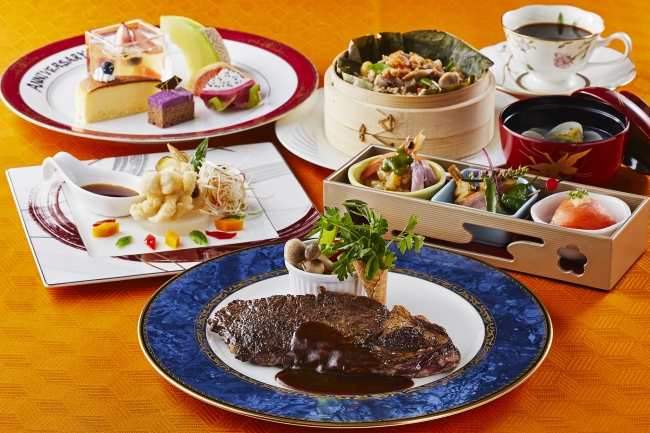 和食、洋食、中国料理の折衷料理　「ルビー婚ディナー」