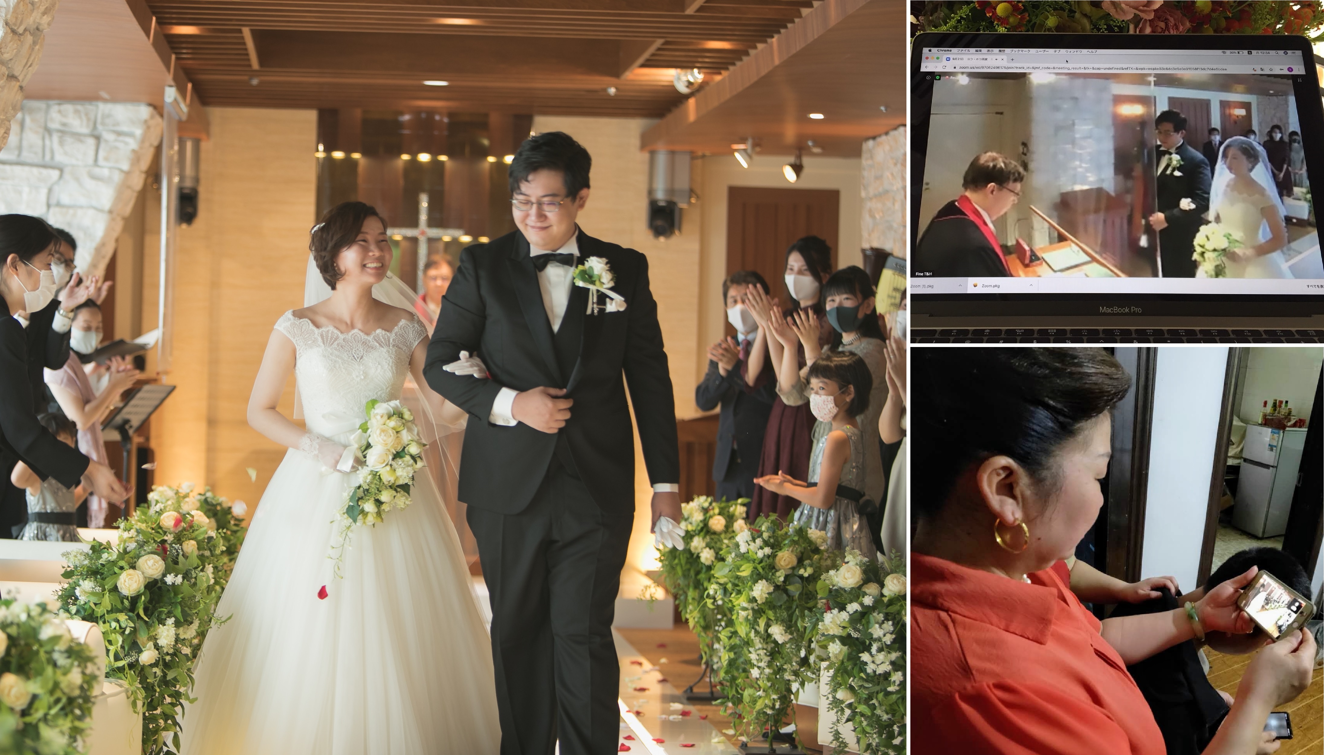 ホテル日航大阪 遠く離れたご家族も感動 オンライン挙式第一号 中国出身カップルがwithコロナ時代の新しい結婚式を体験 ニッコー ホテルズ インターナショナルのプレスリリース