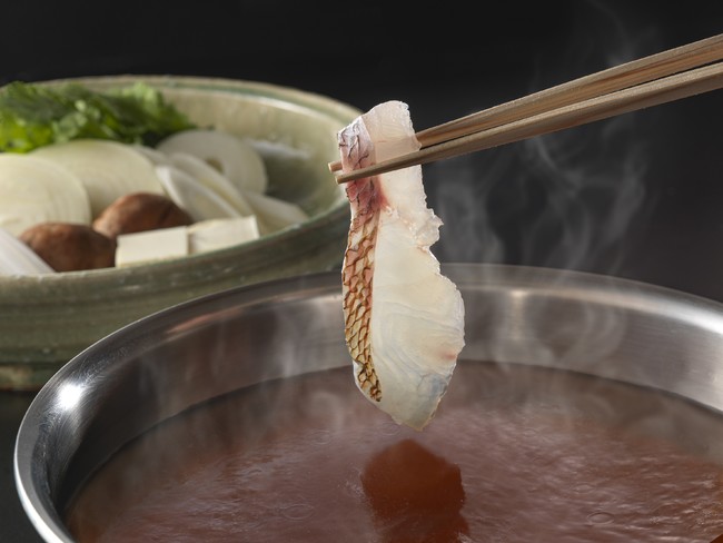 天然鯛しゃぶ鍋　調理イメージ