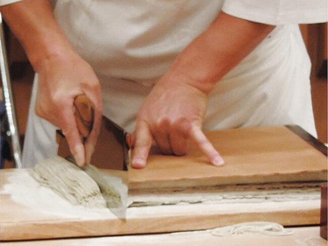 そば切り実演イメージ