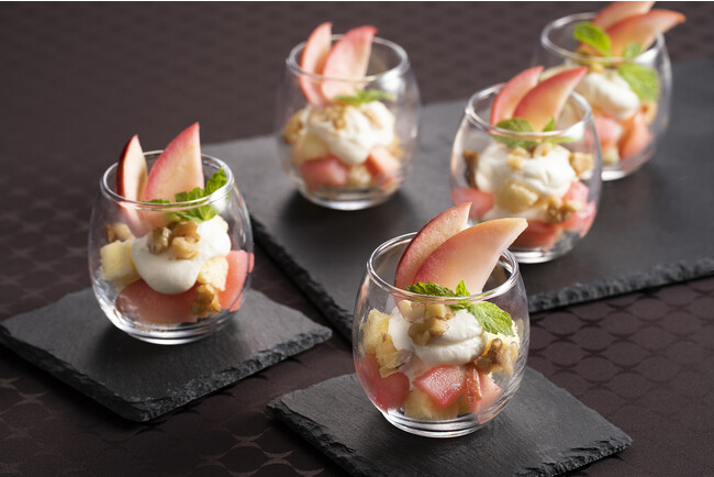 林檎と2種のチーズのトライフルケーキ 林檎と2種のチーズのトライフルケーキ