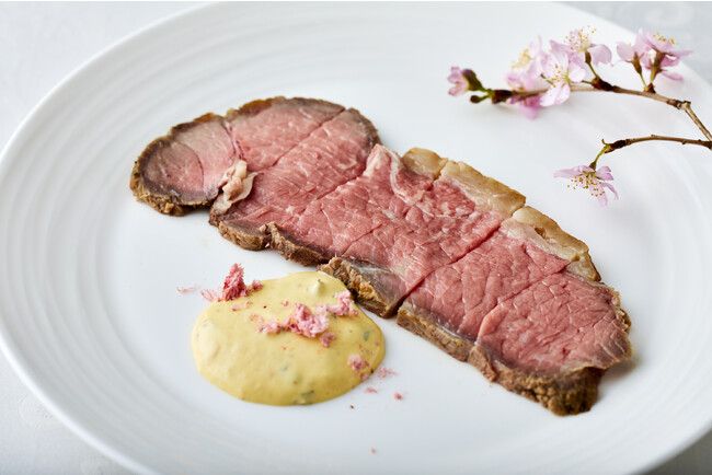 ローストビーフ さくら香るオランデーズソース ローストビーフ さくら香るオランデーズソース