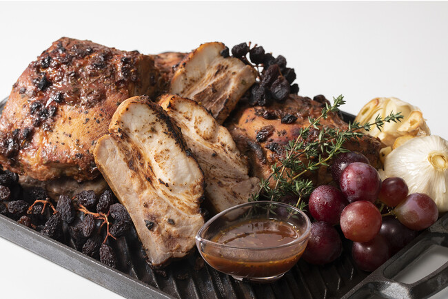 オーブンで焼き上げた 豚スペアリブのアグロドルチェ(4月)