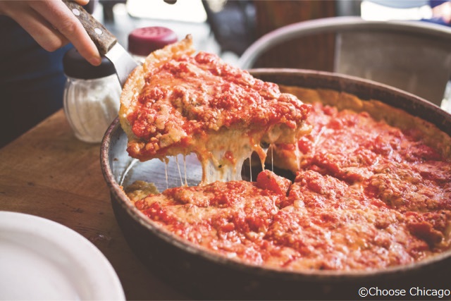 Deep Dish Pizza©Choose Chicago