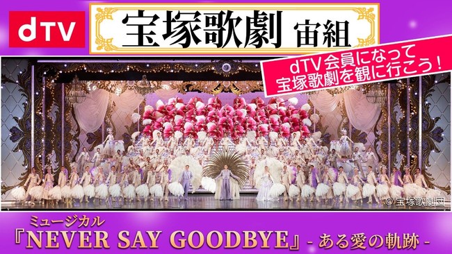 宝塚歌劇宙組公演「NEVER SAY GOODBYE」dTV会員を対象とした初の貸切