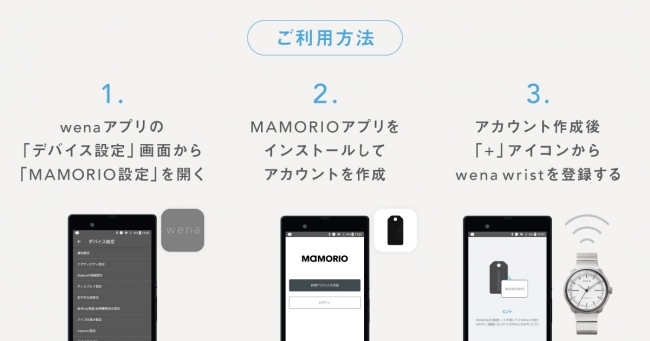 紛失防止iotデバイスmamorioの対応商品として ソニーのハイブリッド型スマートウォッチ Wena Wrist Pro と Wena Wrist Active を本日より追加 Mamorio株式会社のプレスリリース