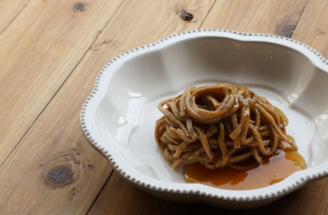 かつおと椎茸の和風あんかけソース