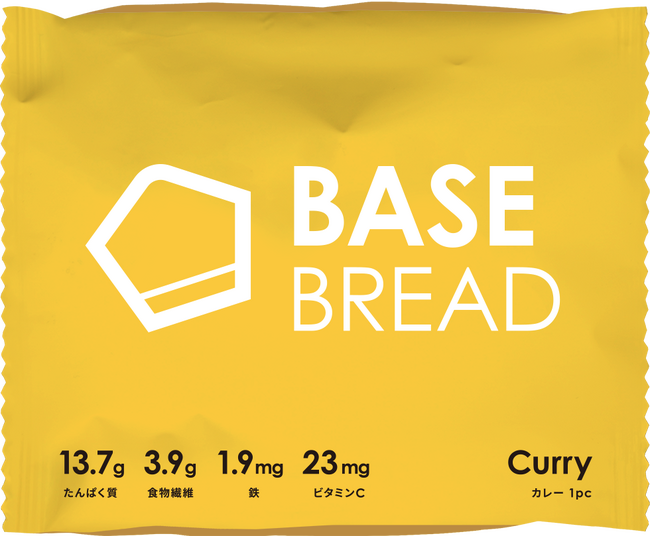 「BASE BREAD カレー」パッケージ表