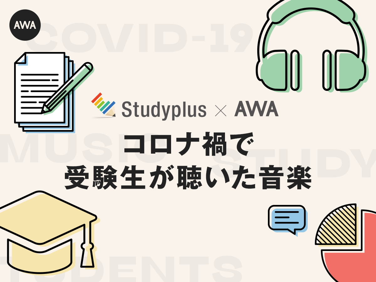 コロナ禍で受験を迎えた初の受験生世代を支えた楽曲ランキング発表 Awa株式会社のプレスリリース