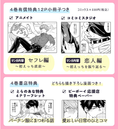 澄谷ゼニコ先生「息できないのは君のせい」コミックス4巻＆ドラマCD3巻
