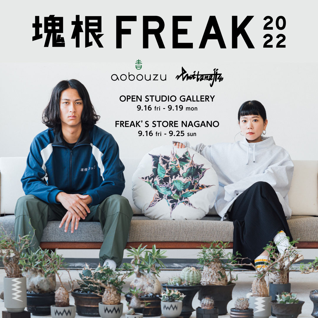 お気に入りの塊根植物を見つけるチャンス。昨年好評の「塊根FREAK2022