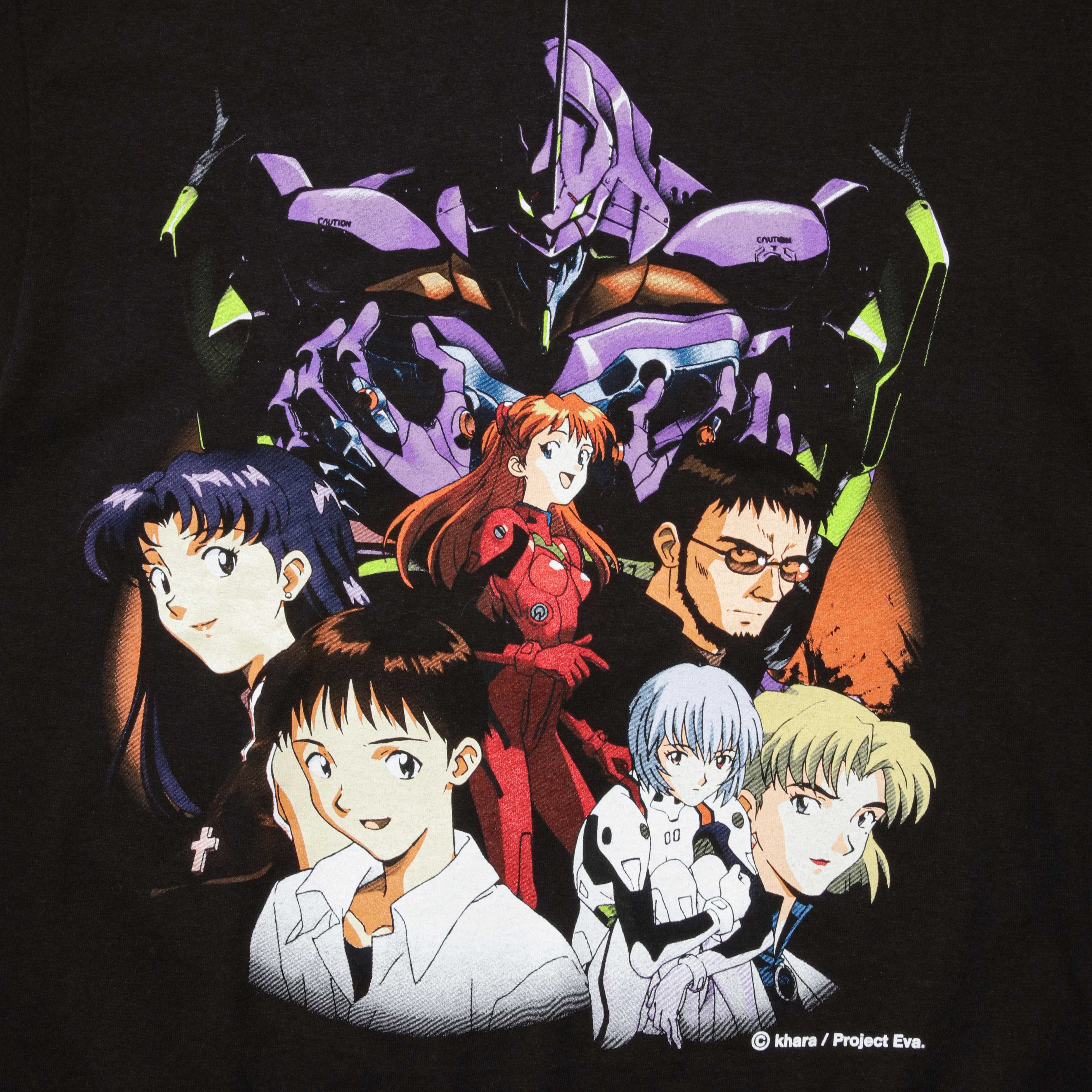 90sアニメ 新世紀エヴァンゲリオン デッドストック Tシャツ-