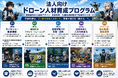 【ドローンフィールドKAWACHI】法人向けドローン人材育成プログラム展開～資格取得から運用デザイン・点検実務・先端技術開発まで包括～