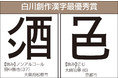 1万4327点の中から最優秀賞2作品　「第12回創作漢字コンテスト」受賞作品発表