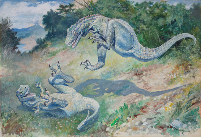 恐竜絵画を集めた異色の美術展 恐竜図鑑 失われた世界の想像 創造 23年3月に神戸 5月東京 上野で開催 産経新聞社のプレスリリース