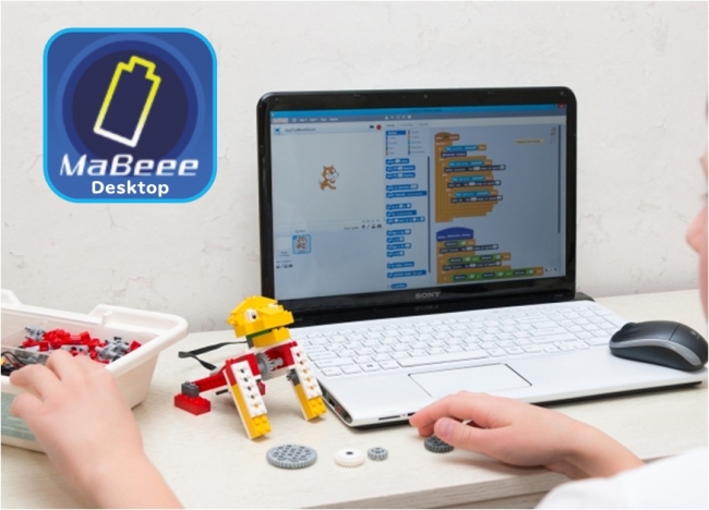 プログラミング機能付 乾電池型iotデバイス Scratch対応mabeee Desktop Ex アプリライセンスセット を発売開始 Sb C S株式会社のプレスリリース