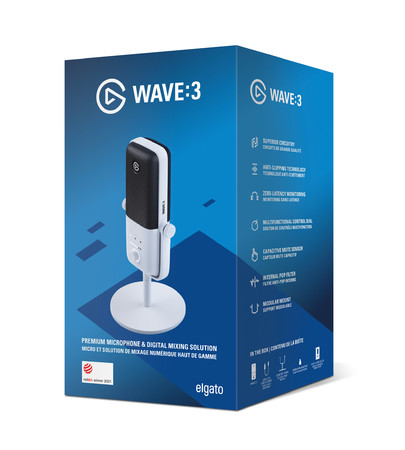 オーディオ機器 その他 プレミアムマイク&デジタルミキシングソリューションElgato「Wave:3 