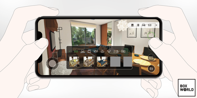 自分で家を作ってゲームのように歩き回れるアプリ Boxworld パブリックbリリース Panora